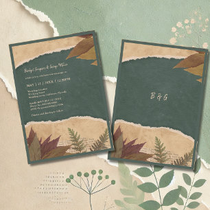 vintage boho chic greenery bröllop