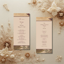 vintage boho chic greenery bröllop meny