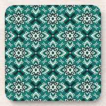 Vintage Boho Geometric Mönster Underlägg - uppsätt