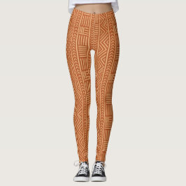 Vintage Boho Geometrisk  Leggings