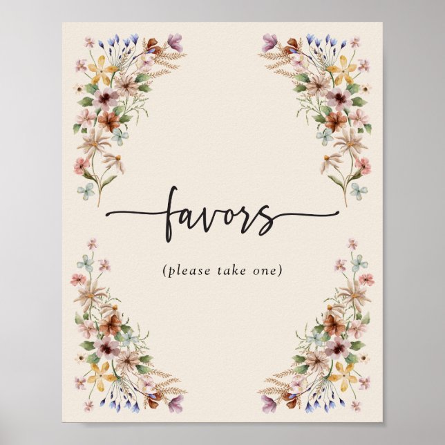 Vintage Boho Presentkort Poster (Framsidan)