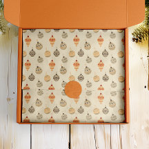 Vintage Boho Sage och Tan Holiday Ornaments