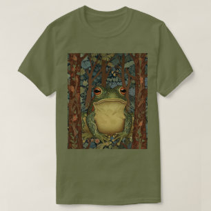 Vintage boho-skogsgroda t shirt