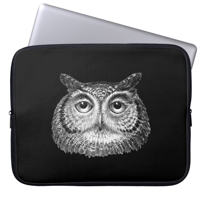 Vintage Boho Uggla Design Laptop Fodral (Framsidan)