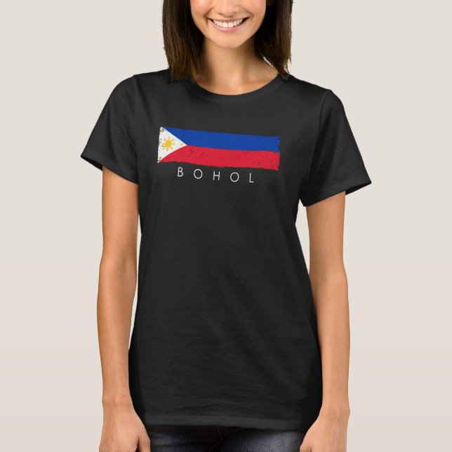 Vintage Bohol Philippines Vacation Philippines Lov T Shirt (Framsida)