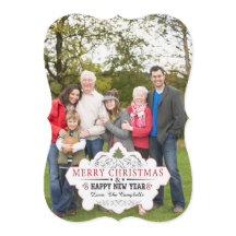 Vintage Böjd Form Foto Kort