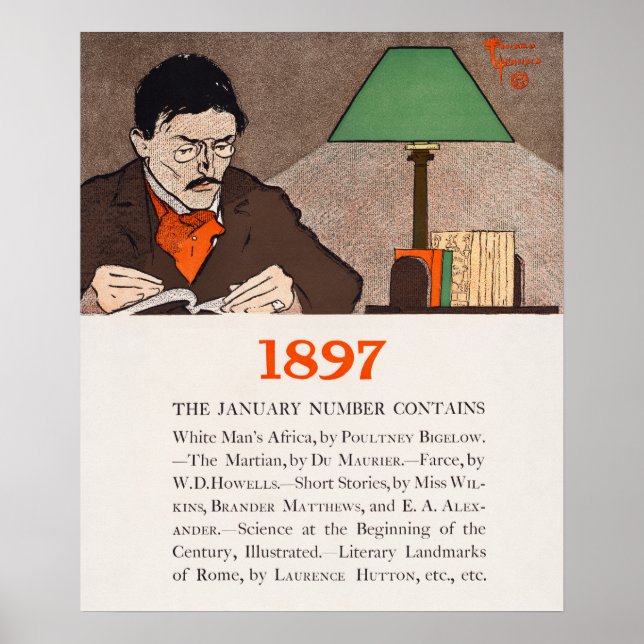 Vintage Bok Cover Poster (Framsidan)