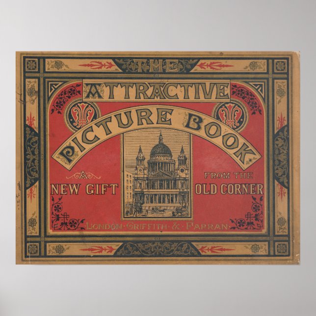 Vintage Bok Cover Poster (Framsidan)