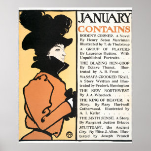 Vintage Bok Cover Poster