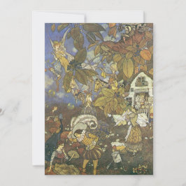 Vintage Bok, Födelsedagsfest inbjudan