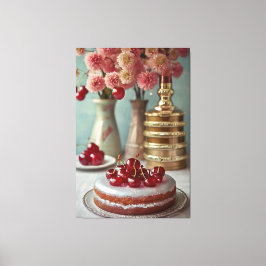 Vintage bok illustration Kanvastryck