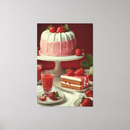 Vintage bok illustration Kanvastryck