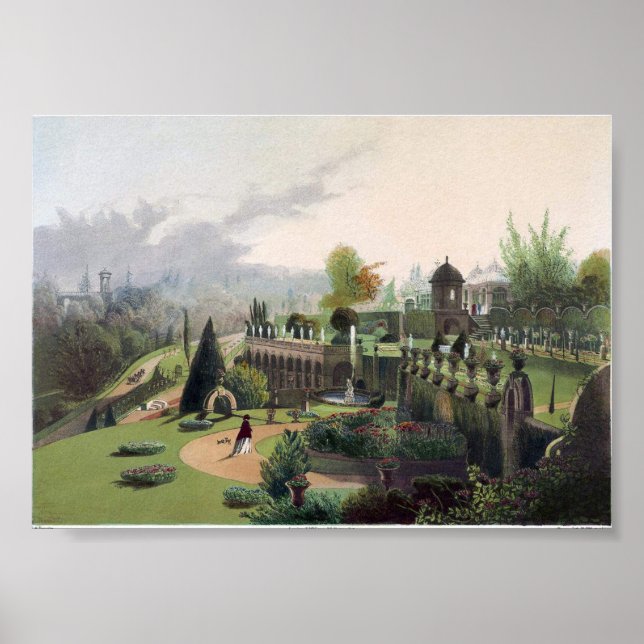 Vintage Bok Illustration Poster (Framsidan)