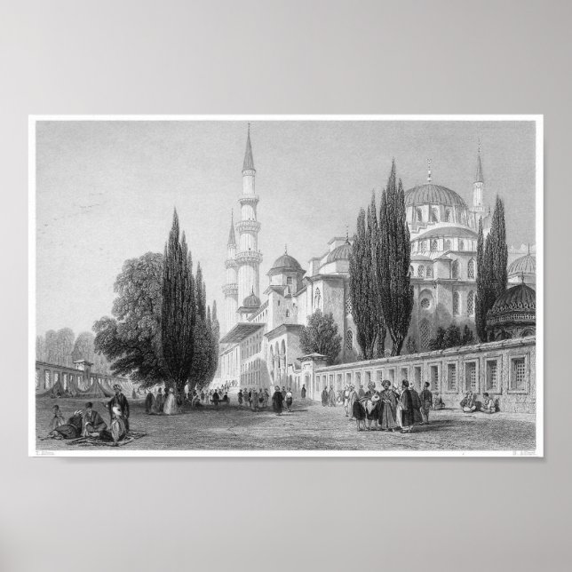 Vintage Bok Illustration Poster (Framsidan)