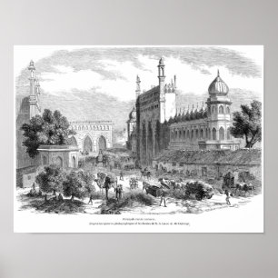 Vintage Bok Illustration Poster