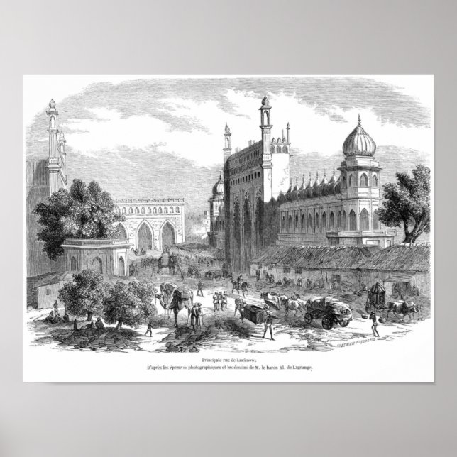 Vintage Bok Illustration Poster (Framsidan)