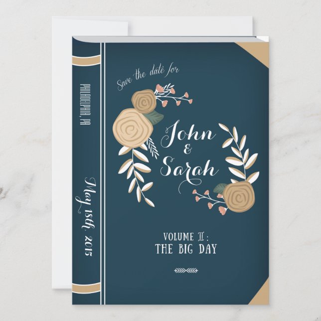 Vintage Bok Spara datum Spara Datumet (Framsida)