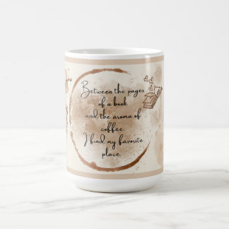 Vintage Bokälskare Kaffe Citat Bokmärke Kaffemugg