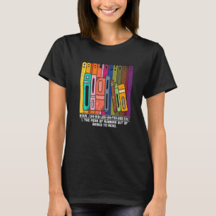 Vintage Bokar Abibliofobi Definition Bookworm Re T Shirt