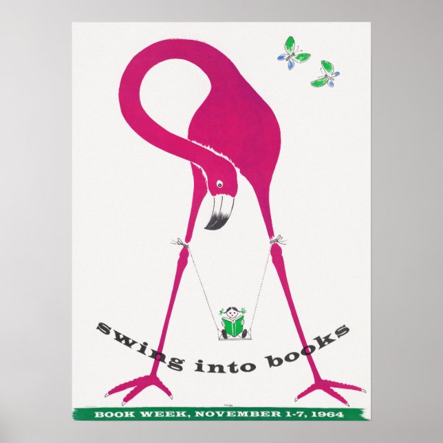Vintage Bokar annons Poster (Framsidan)