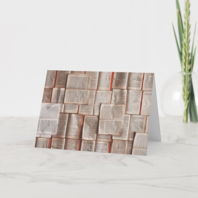 Vintage Bokar Kort (Framsida)