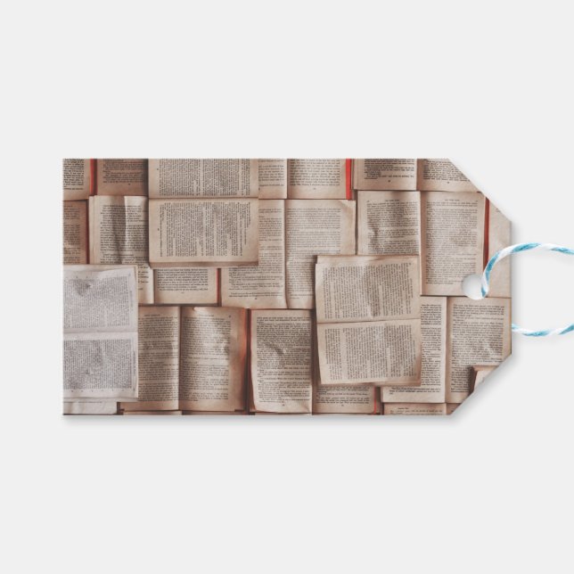 Vintage Bokar Presentetikett (Framsidan (Horisontell))