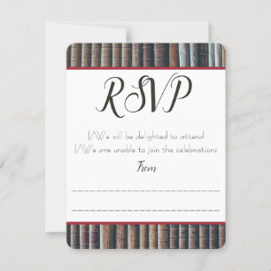 Vintage bokhylla RSVP / Svarskort OSA Kort