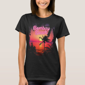 Vintage Bombay Beach California Handflatan Rosa Lj T Shirt