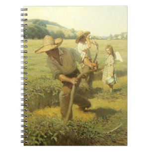 Vintage bönder, Tillbaka till gården av NC Wyeth Anteckningsbok Med Spiral