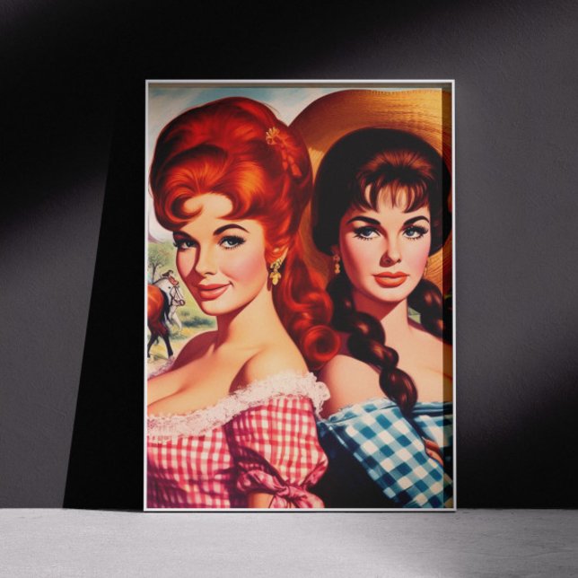 Vintage bondflicka pinuppor poster (Skapare uppladdad)