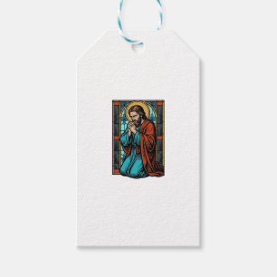 Vintage bönen religiös figur vektor skjorta Desi Presentetikett
