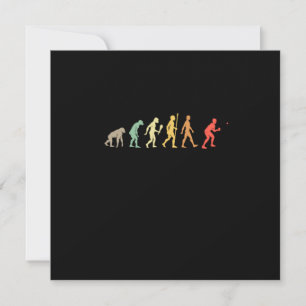 Vintage Bord Tennis Evolution Player Gift Idea Inbjudningar
