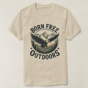 Vintage Born Free Outdoors Eagle Mountain T Shirt