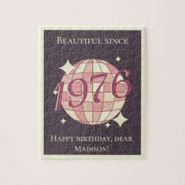 Vintage born in 1976 50th birthday pussel