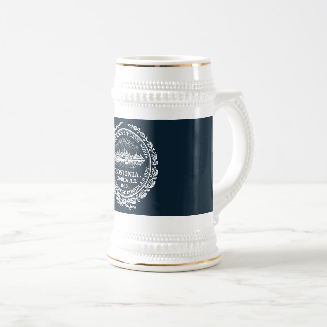 Vintage Boston City Seal Sejdel (Framsida höger)