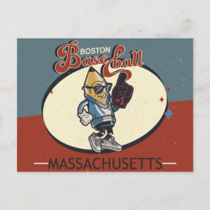 Vintage Boston, Massachusetts Baseball Vykort