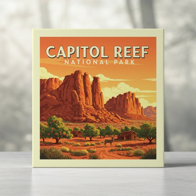 Vintage Boston Massachusetts Kakelplatta (Skapare uppladdad)