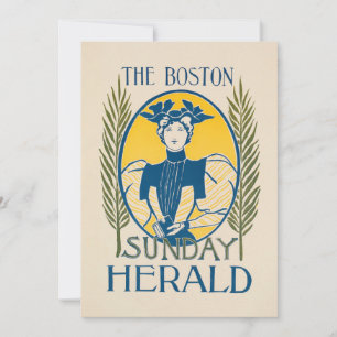 Vintage Boston Söndag Herald