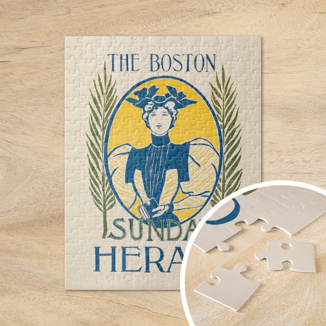 Vintage Boston Söndag Herald Pussel (Skapare uppladdad)