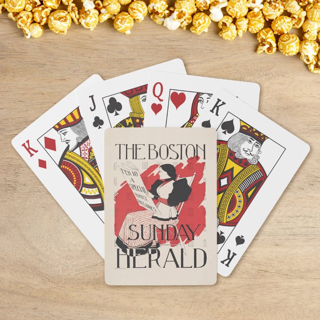 Vintage Boston Söndag Herald Women's Edition Casinokort (Skapare uppladdad)