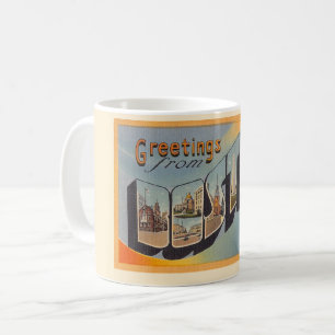 Vintage Boston vykort MA Mugg