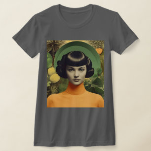 Vintage Botanical Collage T-Shirt
