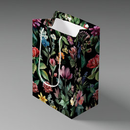 Vintage Botanical Elegance Black