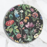 Vintage Botanical Elegance Black Underlägg<br><div class="desc">Ta med er trädgård med vår "Vintage Botanical Elegance"-sandsten underlägg. Varje underlägg är ett konstsegment som läggs till med vintage-inspirerade blommigtar som ställs in mot en djup svart arbetsyta, som återges i delikata vattenfärgsskuggor. Perfekten för att skydda yta med en aning sofistikering är dessa underlägg en omhuldad gåva till alla...</div>