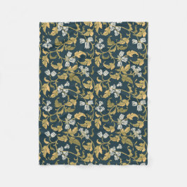 Vintage Botanical Elegance Fleecefilt