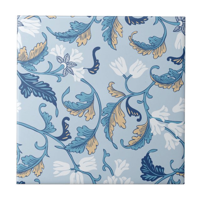 Vintage Botanical Elegance Kakelplatta (Framsidan)