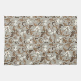 Vintage Botanical Elegance Kökshandduk