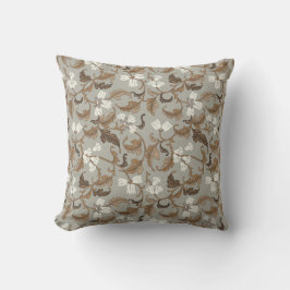 Vintage Botanical Elegance Kudde