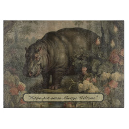 Vintage Botanical Hippo, anpassade