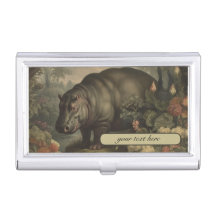 Vintage Botanical Hippo, anpassade